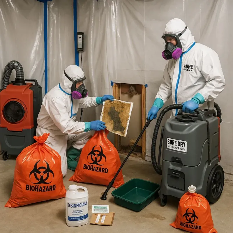 Contaminated Water Handling Protocols process in Burton, SC